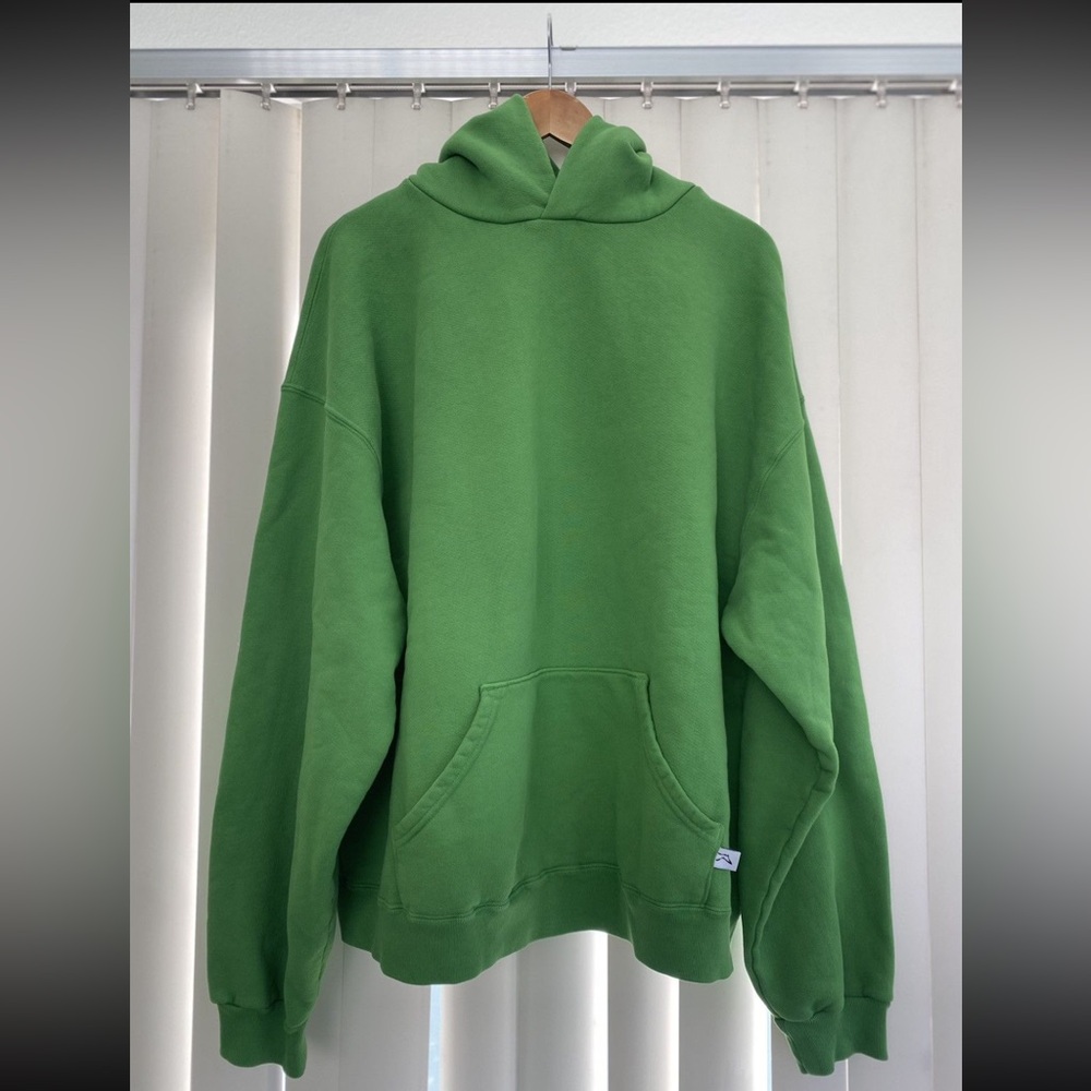 Akimbo club Hoodie signal green - XL